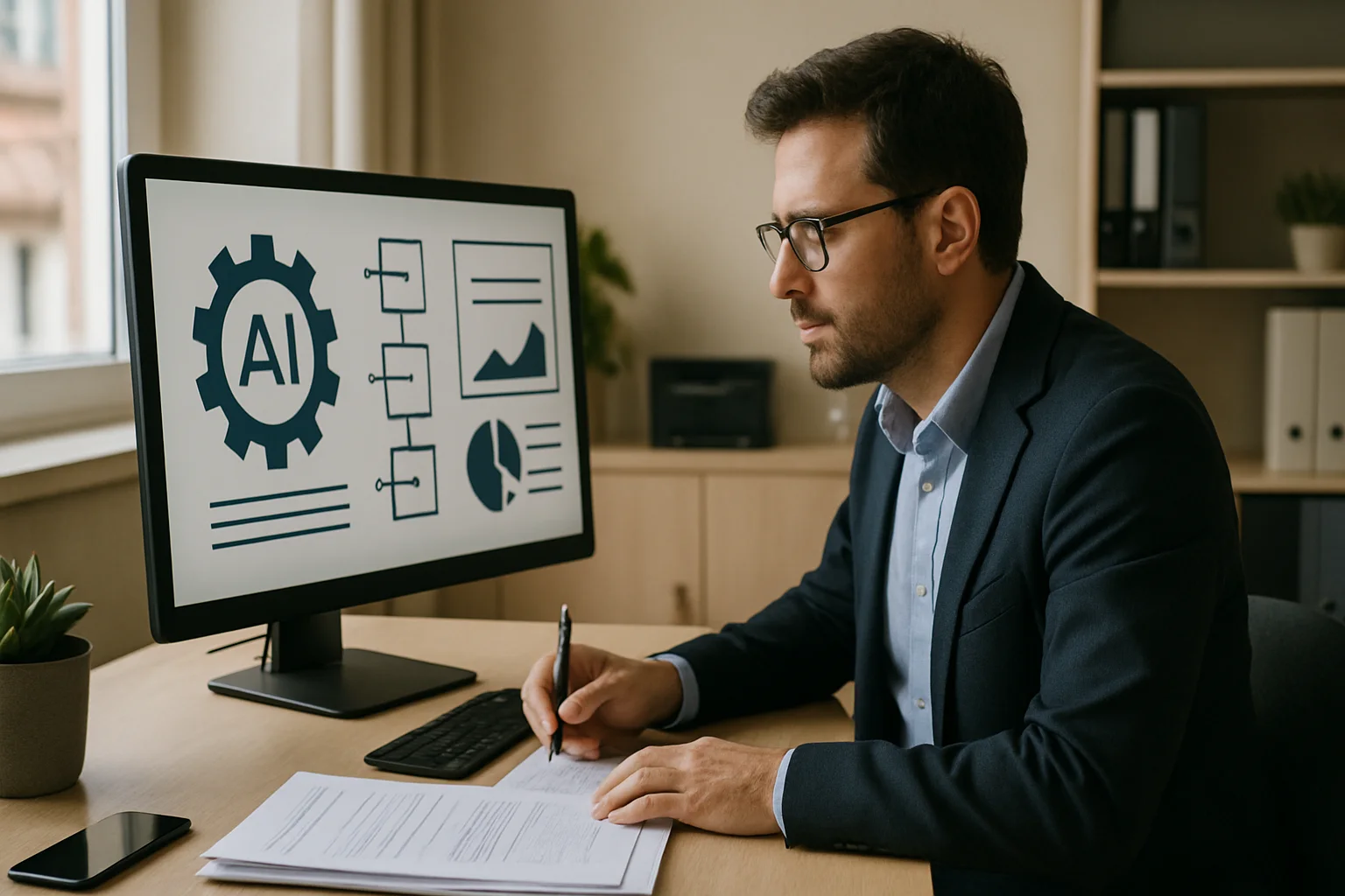 Imagen ilustrativa sobre Cómo usar IA para documentar procesos sin montar un circo