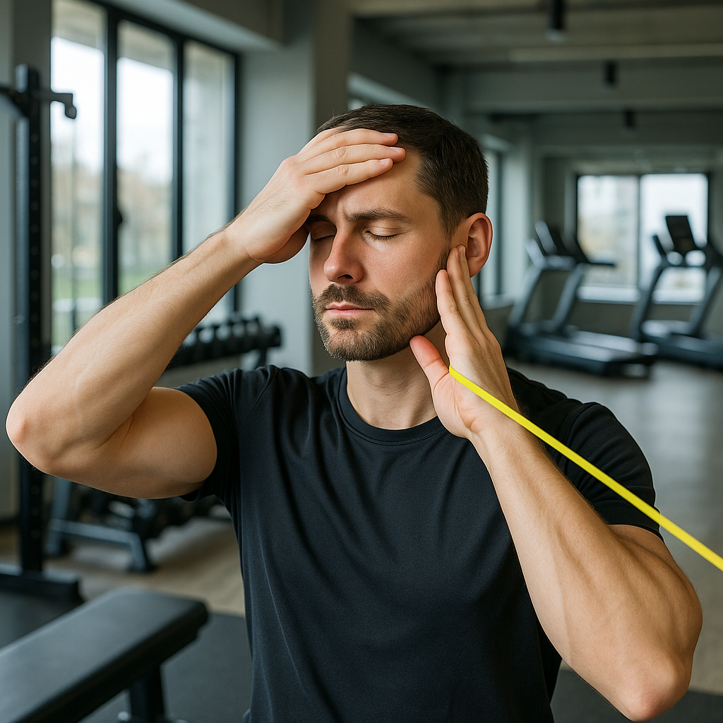 Rutina para fortalecer cuello en casa sin material (imagen 1)