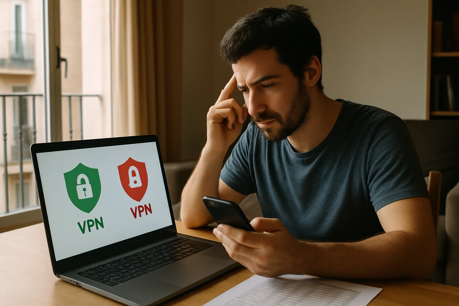 Imagen ilustrativa sobre VPN gratis: cuándo puede salir más cara que pagar una buena