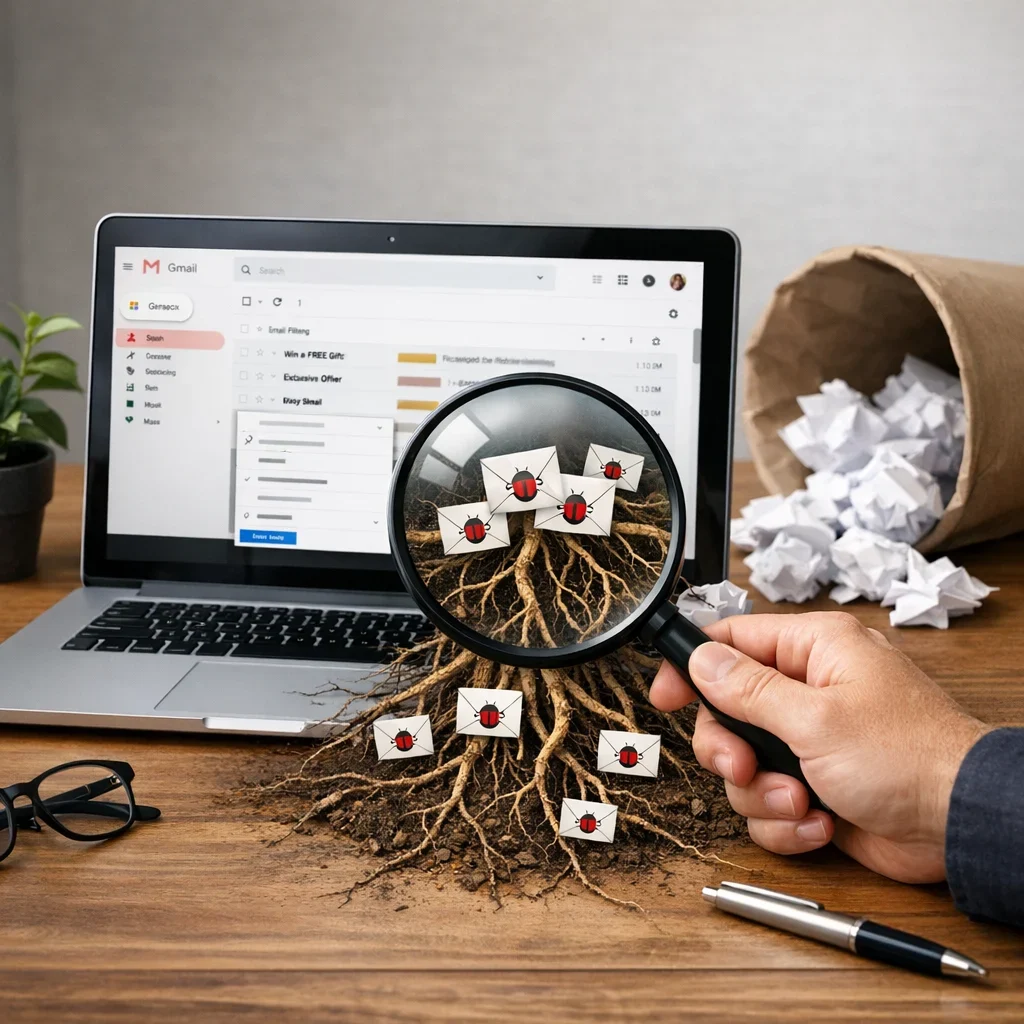 Gmail como cortar el spam desde la raiz alias y trucos (imagen 2)