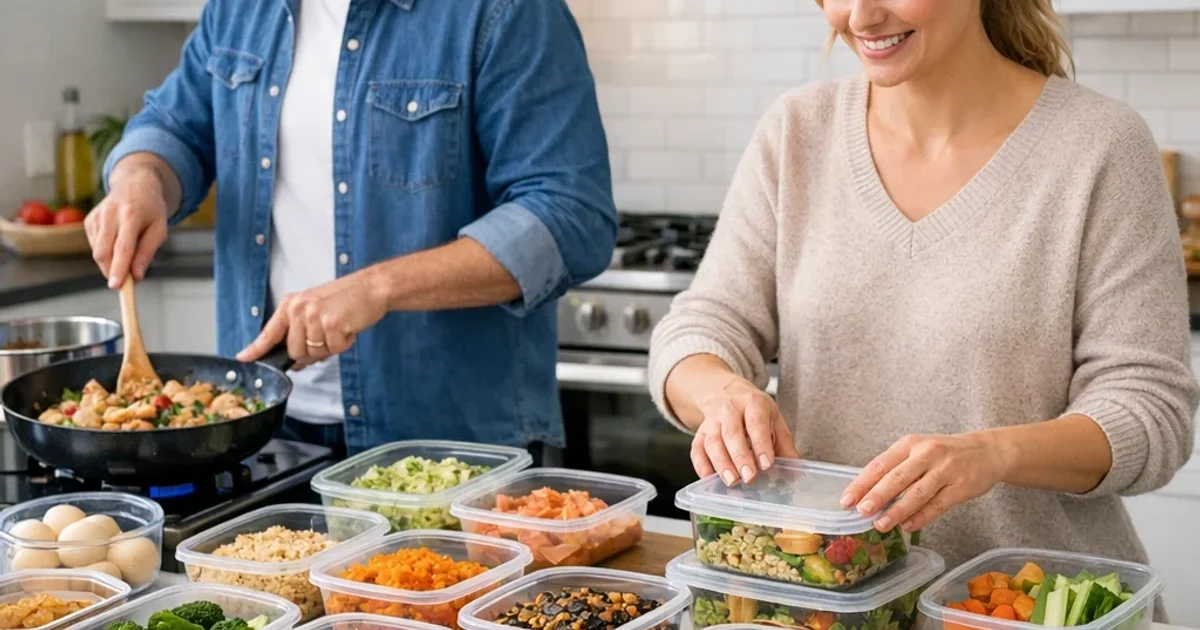 Batch Cooking Fitness: 2 Stunden Kochen für stressfreies Essen