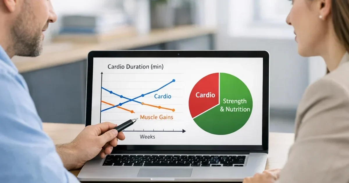 Cardio en volumen: cuánto hacer sin sabotear ganancias