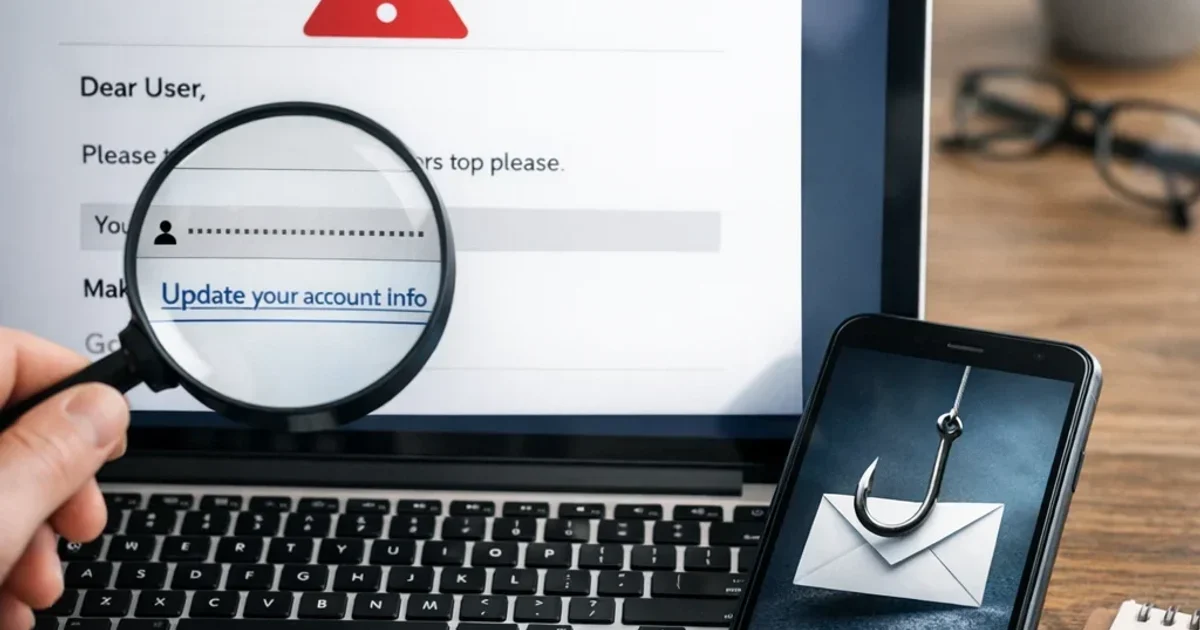 Cómo saber si un email es phishing: checklist brutalmente simple