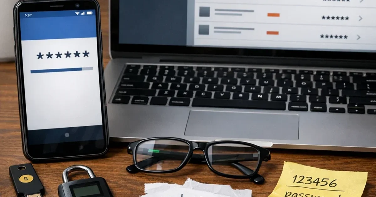 Contraseñas: gestor, 2FA y lo que NO debes hacer nunca