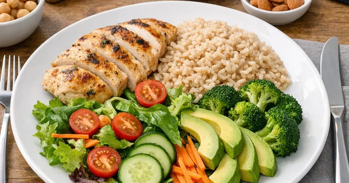 Definición sin locuras: plantilla de platos para no pasar hambre