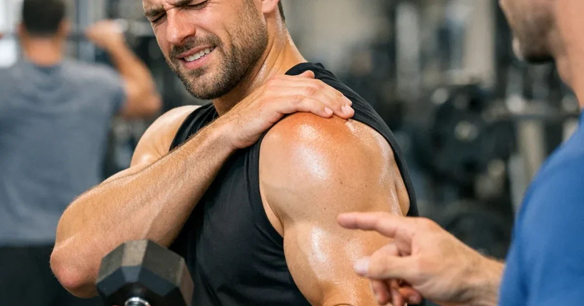 Dolor de hombro entrenando: errores típicos y ajustes