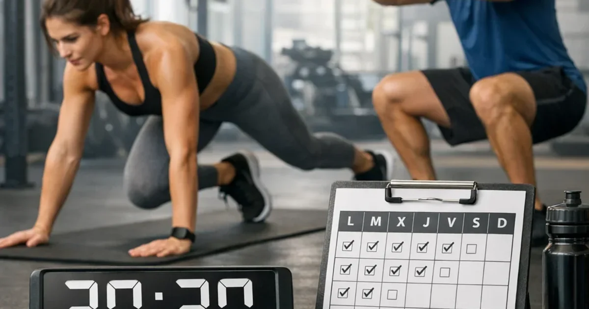 Entrenar con poco tiempo: estructura 30/30 para toda la semana