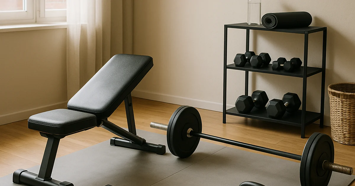 Guía para montar un gimnasio en casa con poco presupuesto