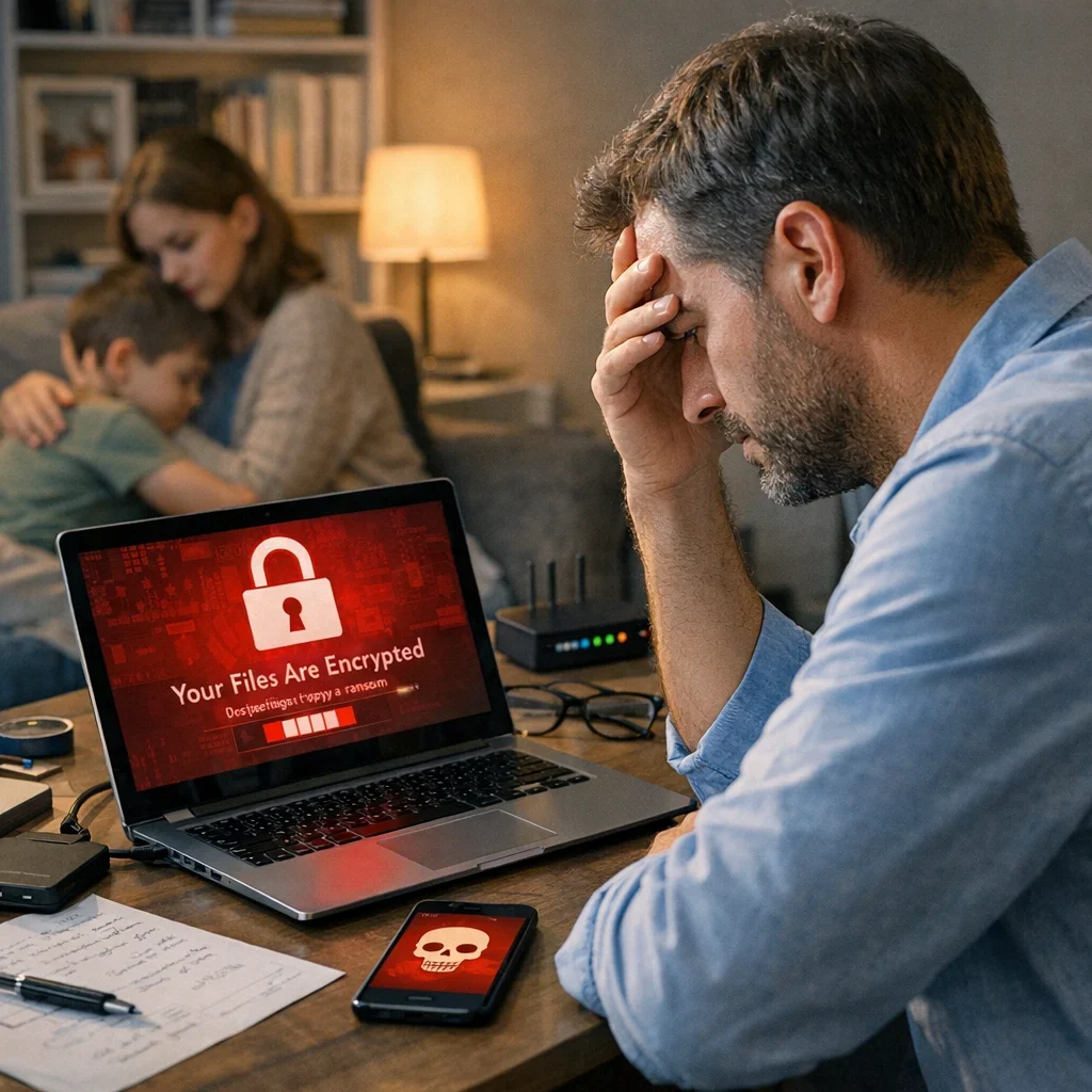 Ransomware domestique : signaux et plan de réponse réaliste