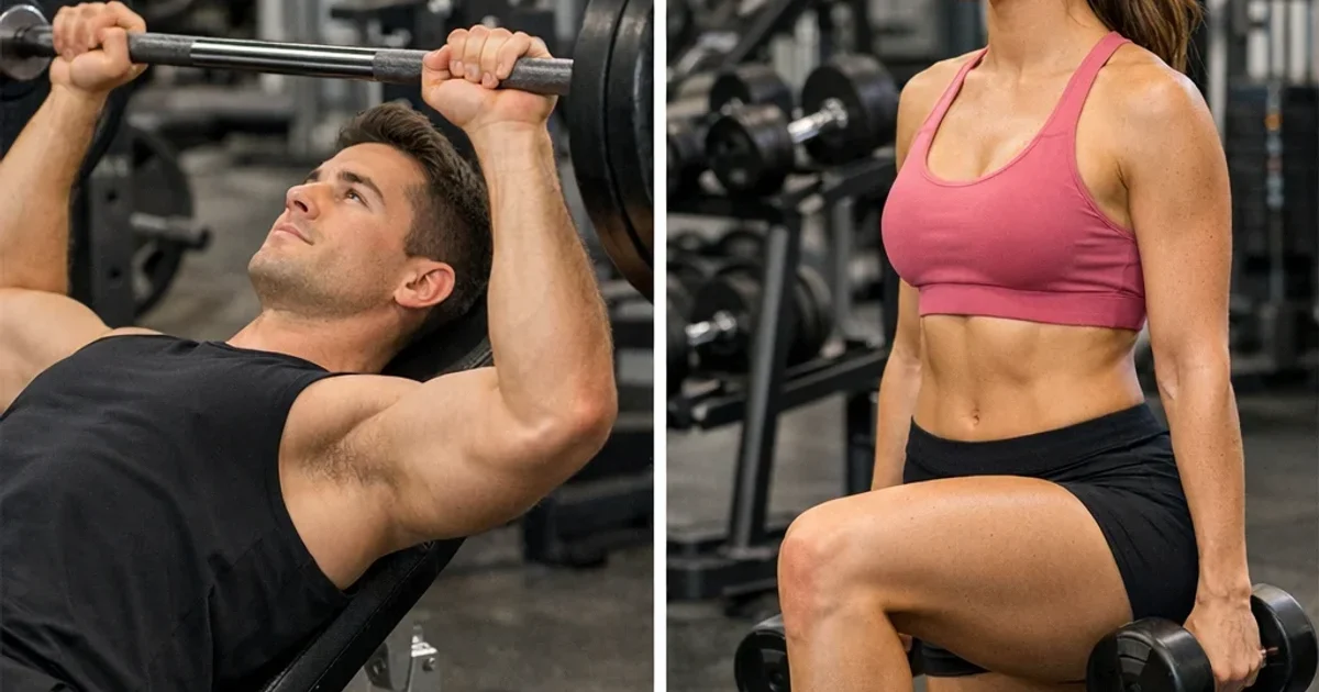 Rutina torso pierna 4 días: simple y efectiva