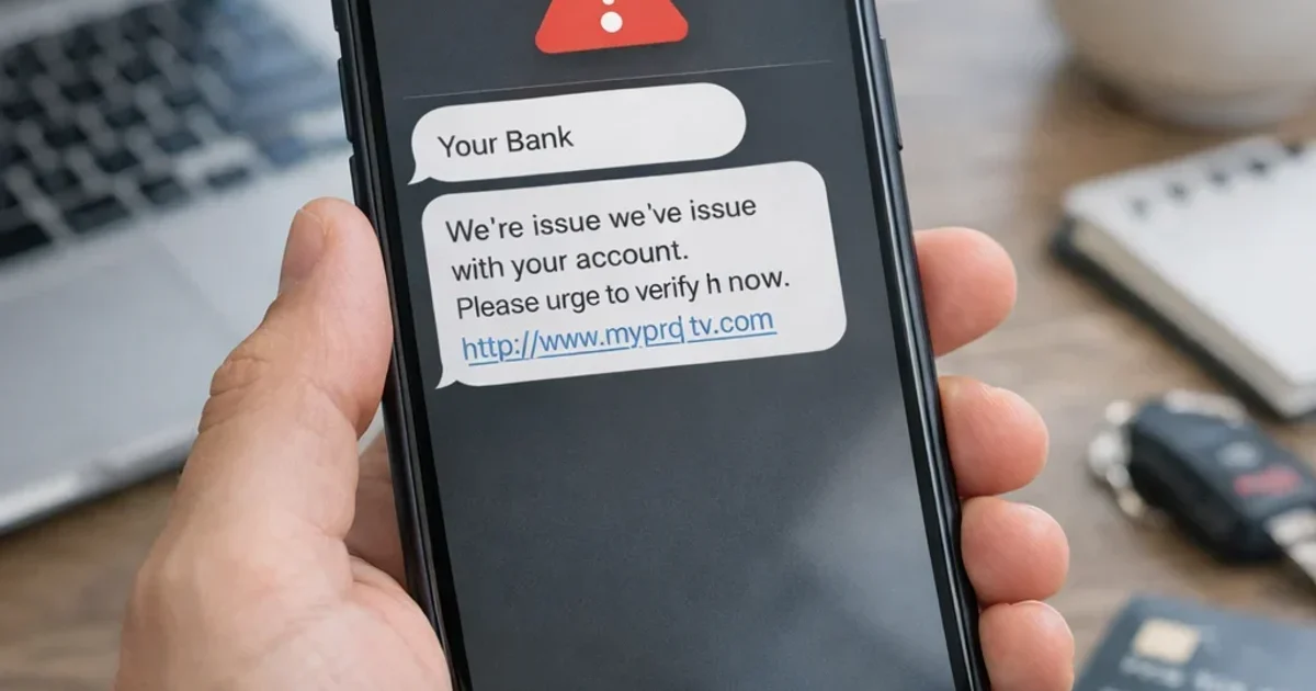 So erkennst du gefälschte SMS von deiner Bank ohne Panik