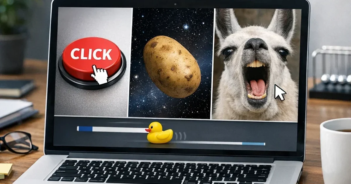 Discover the Most Entertainingly Useless Websites Still Online