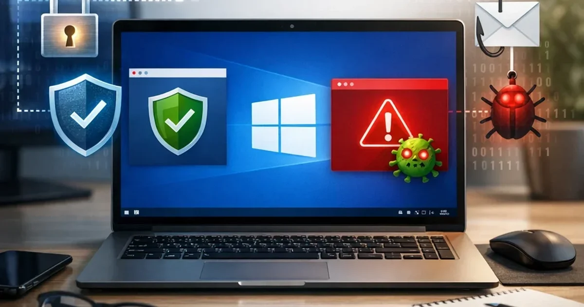 Windows: cosas básicas para no comerte un malware