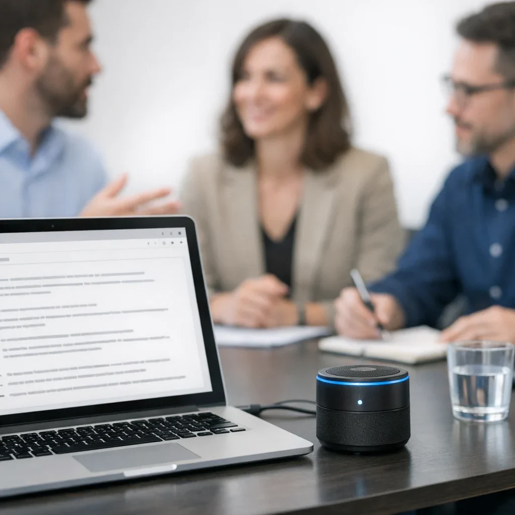 Transcribir reuniones con IA: qué funciona y qué falla