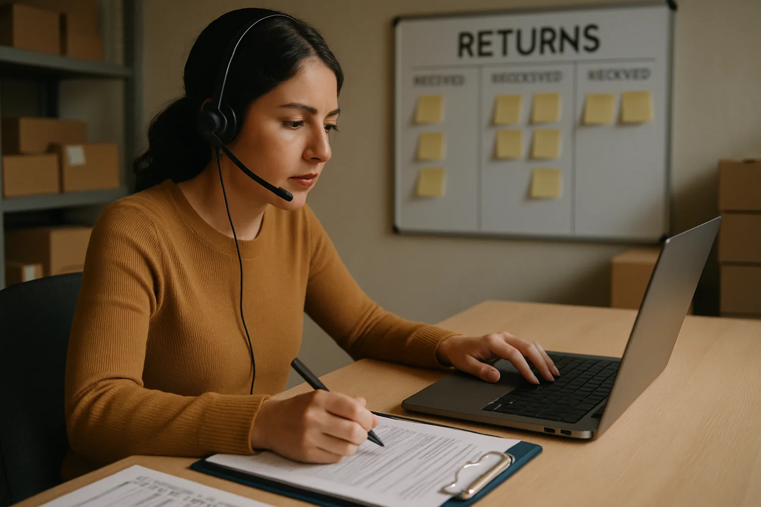 IA para soporte ecommerce: respuestas y devoluciones