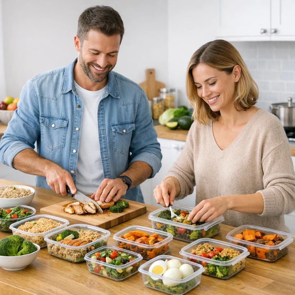 Batch Cooking Fitness: 2 Stunden Kochen für stressfreies Essen