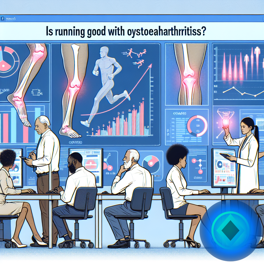 Ist es gut, mit Osteoarthritis zu laufen? (Illustrationsbild 2, Stil Berraquero.com, ohne Text)