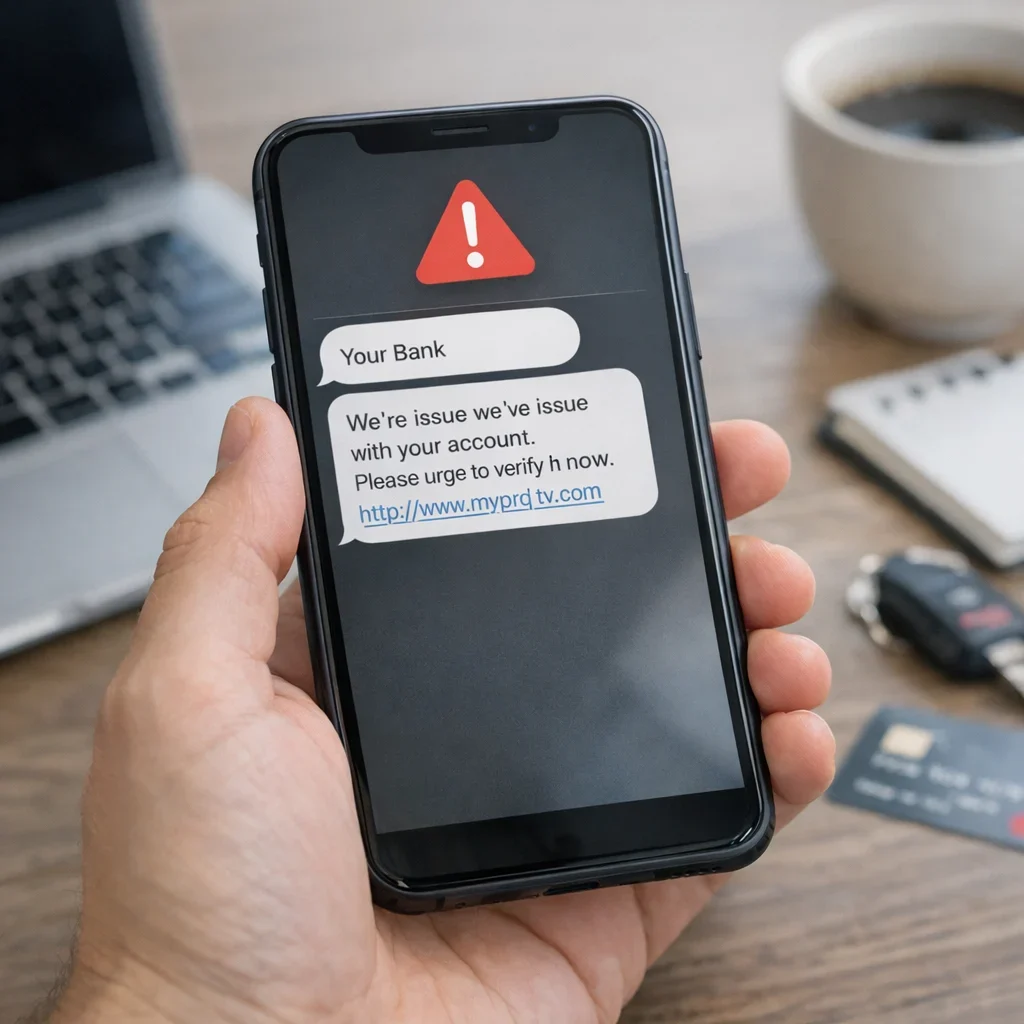 So erkennst du gefälschte SMS von deiner Bank ohne Panik