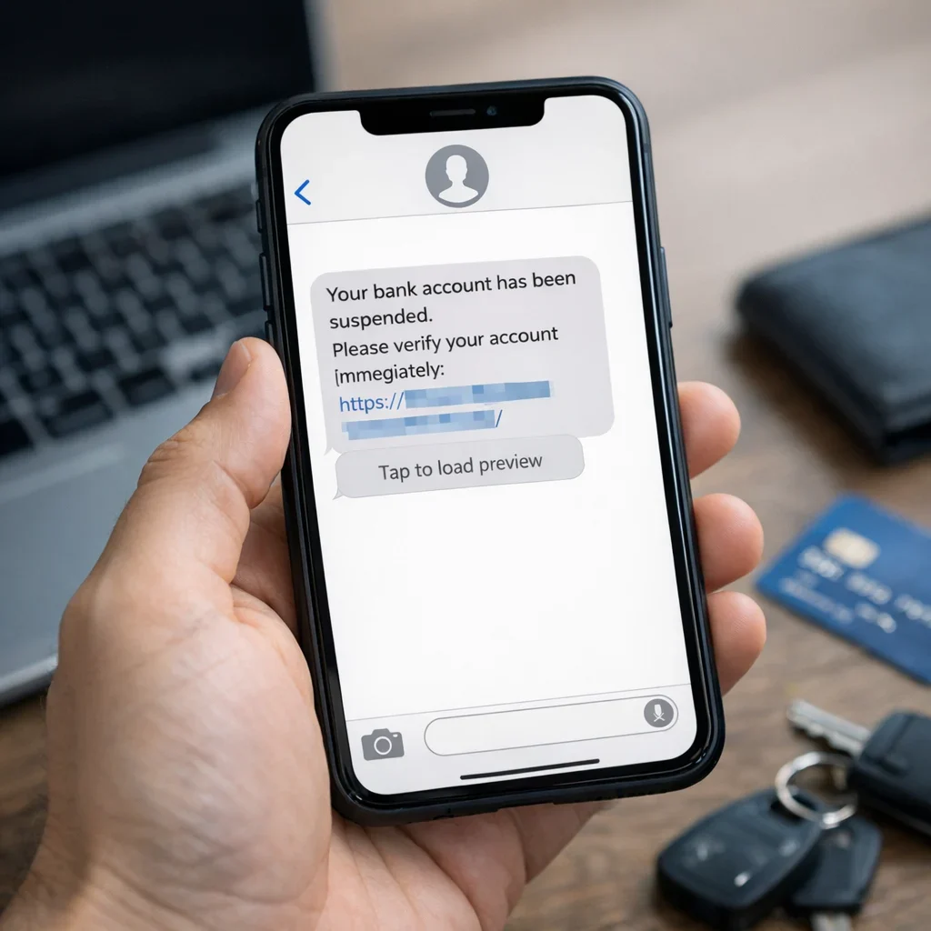 So erkennst du gefälschte SMS von deiner Bank ohne Panik