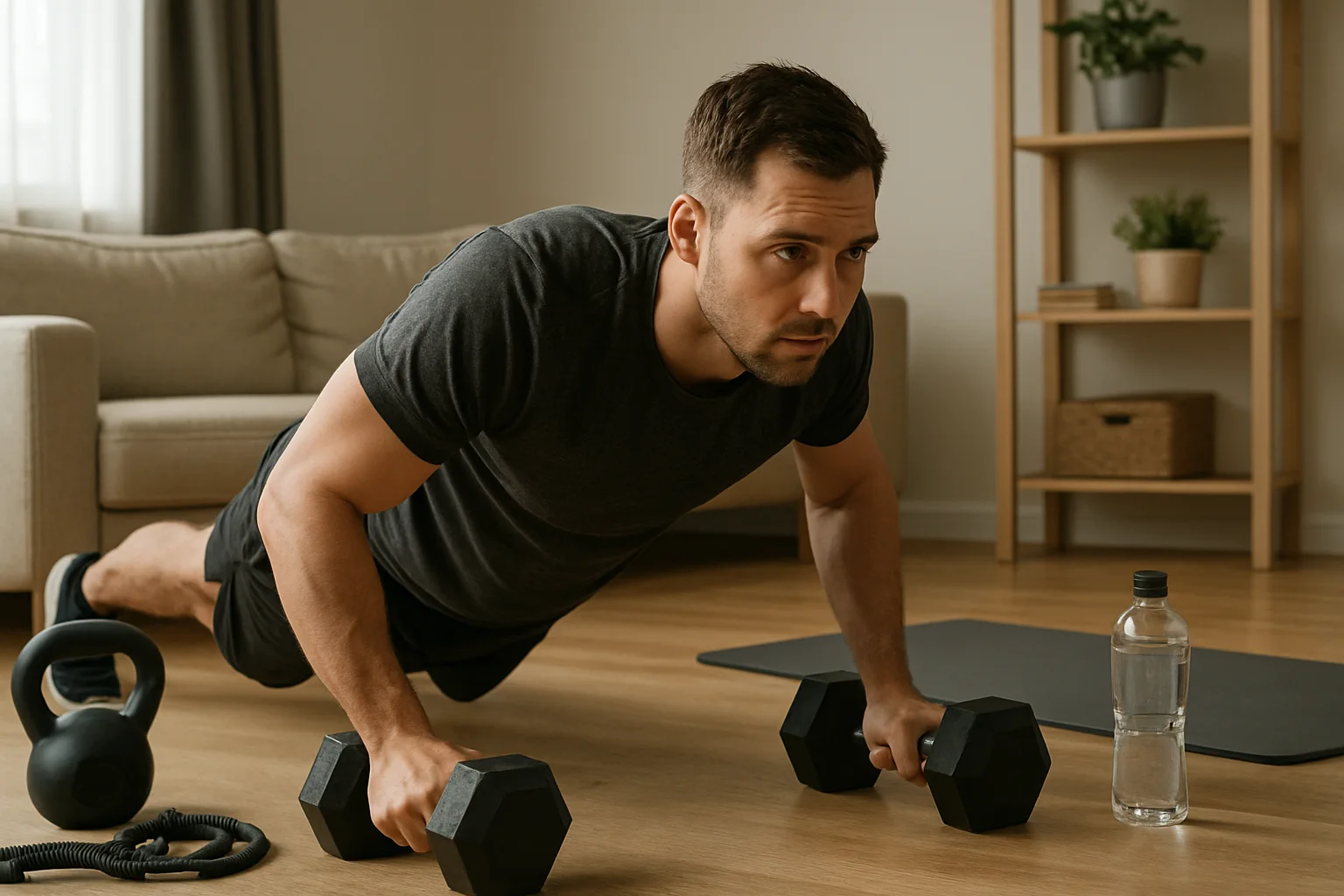 Training zu Hause mit notwendiger Ausrüstung und kleinem Budget