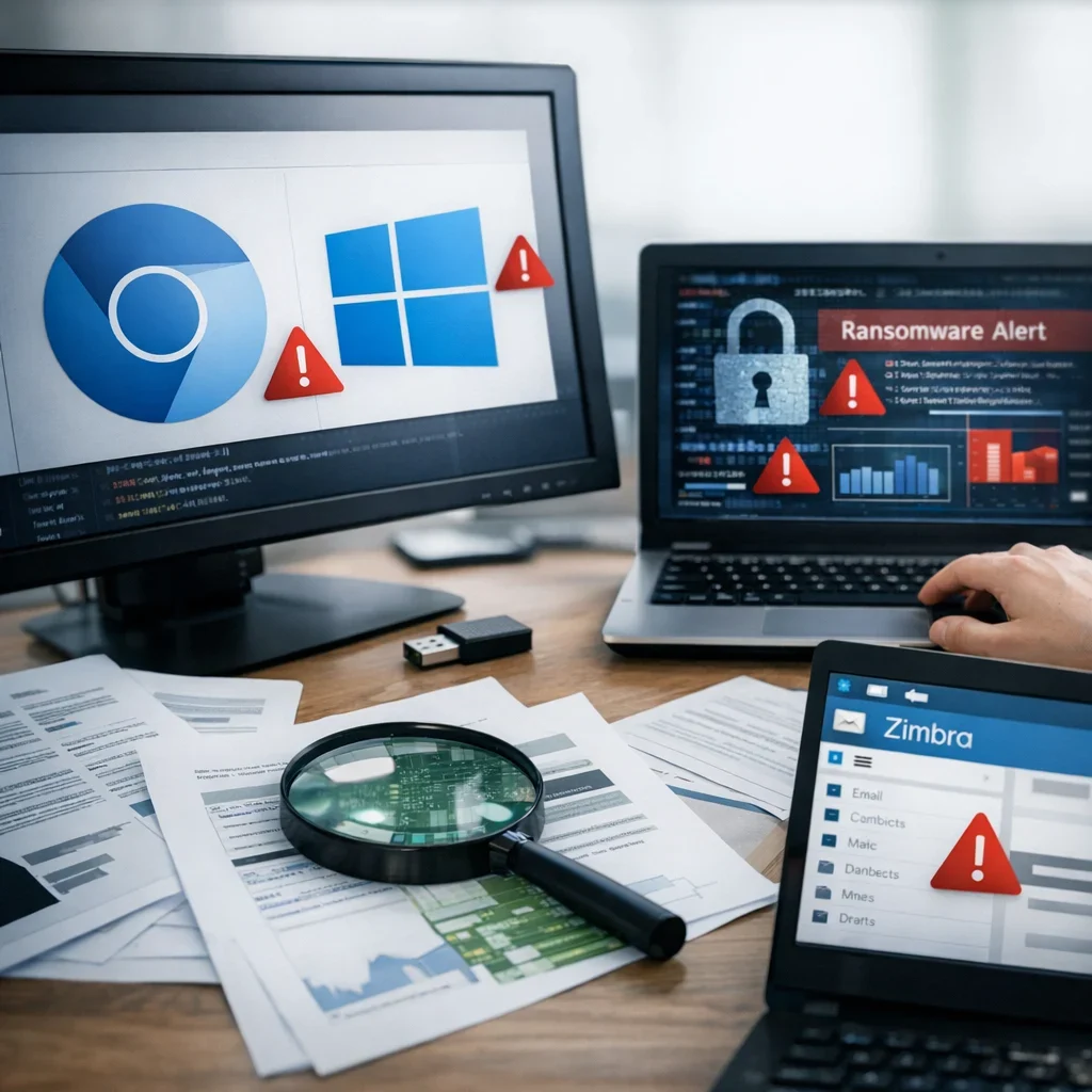 CISA adds critical vulnerabilities in Google Chromium, Windows, and Zimbra