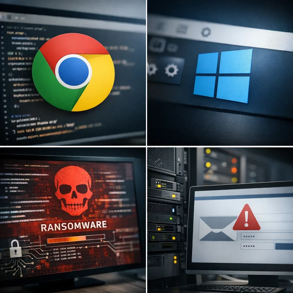 CISA adds critical vulnerabilities in Google Chromium, Windows, and Zimbra