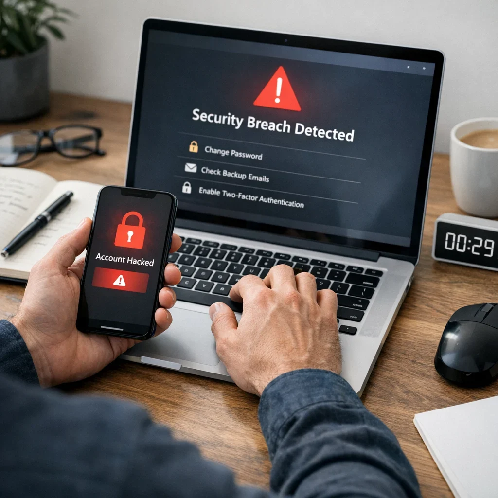 Your account was hacked: 30-minute plan to regain control