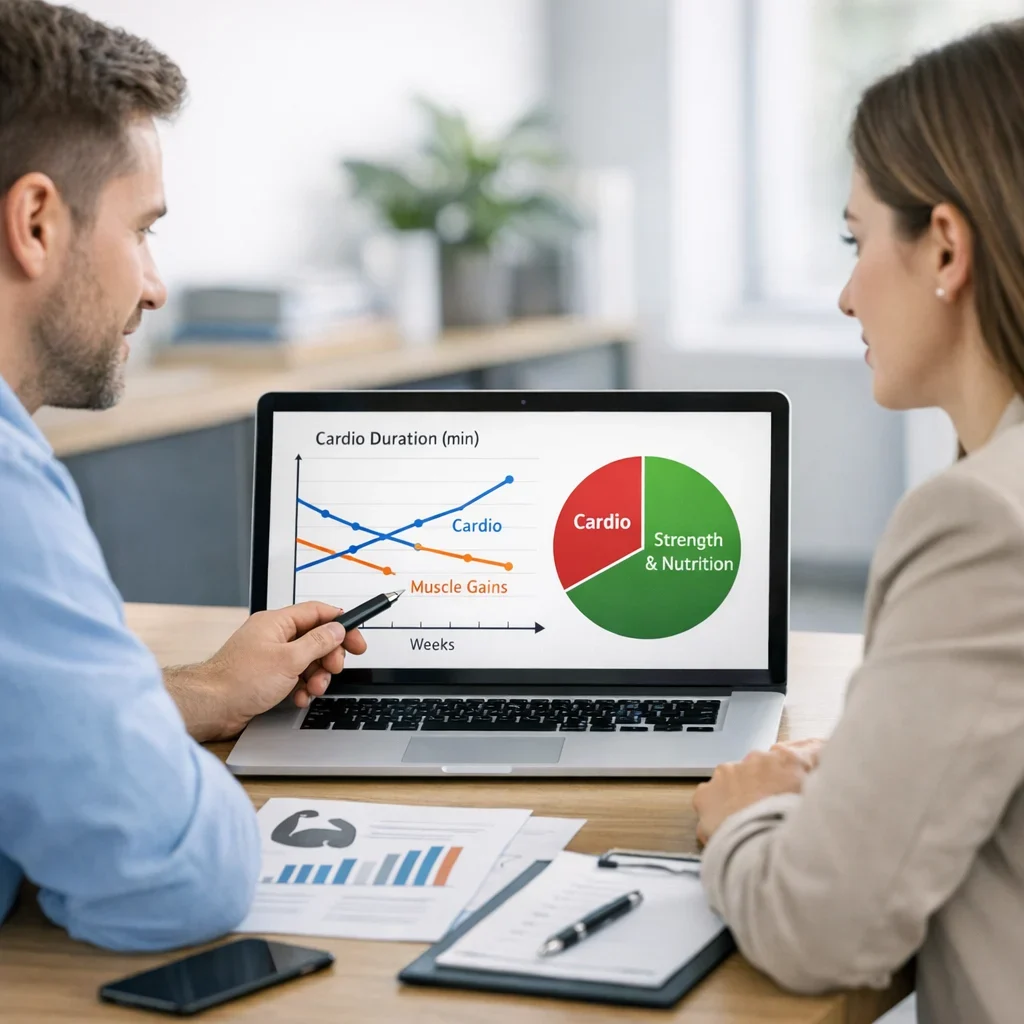 Cardio en volumen: cuánto hacer sin sabotear ganancias