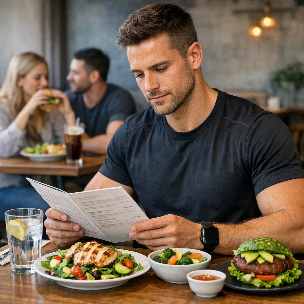 Comer fuera en definición: reglas para no pasarte (imagen ilustrativa 1, estilo Berraquero.com, sin texto)