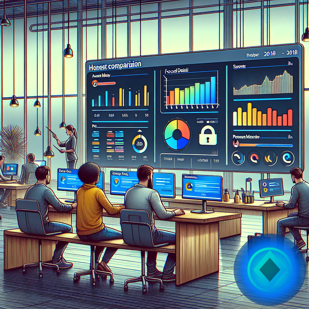 Comparativa honesta de los tres mejores gestores de contraseñas: ¿seguridad? sí, gracias (imagen ilustrativa 1, estilo Berraquero.com, sin texto)