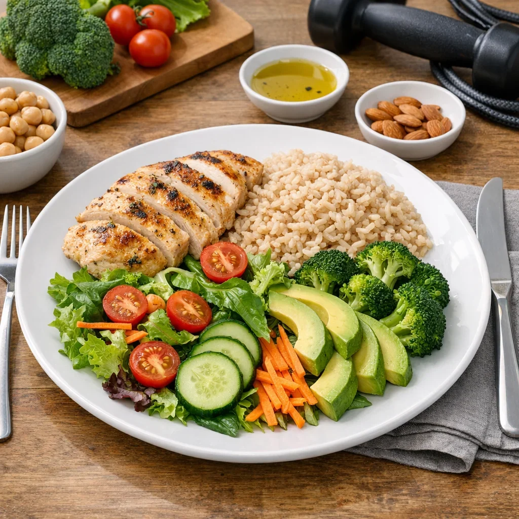 Definición sin locuras: plantilla de platos para no pasar hambre