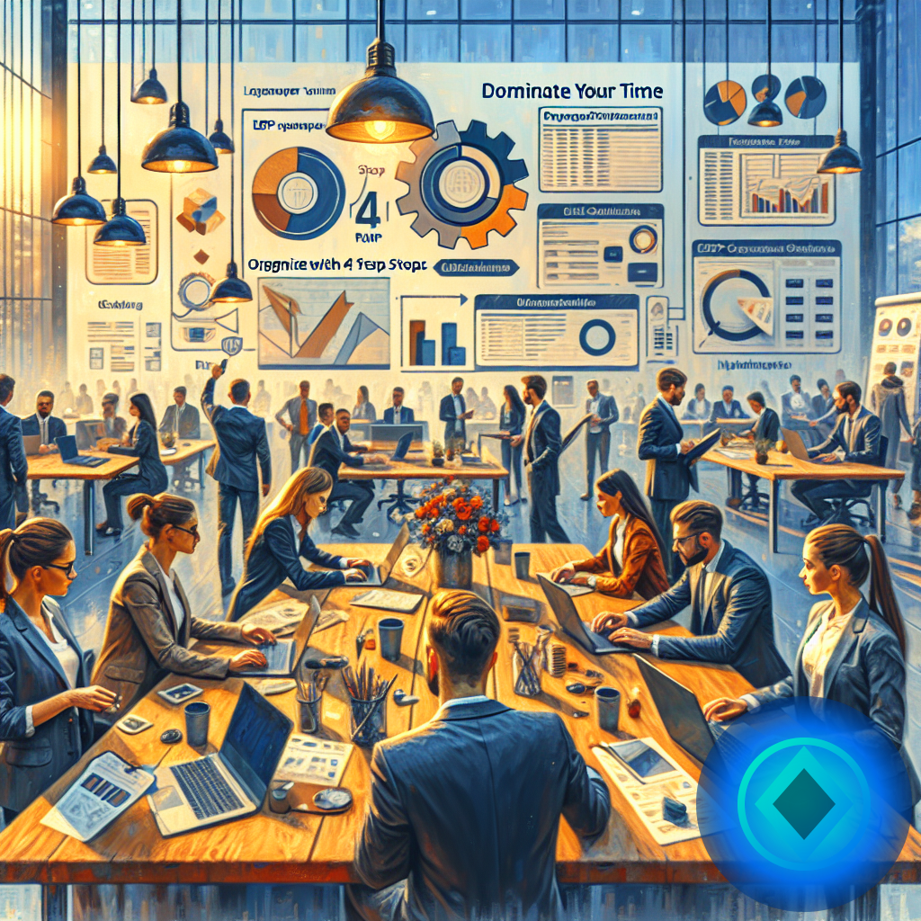 Domina tu Tiempo: Organiza con Notion en 4 Pasos (imagen ilustrativa 1, estilo Berraquero.com, sin texto)