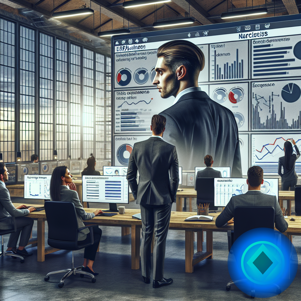 El silencio de los empleados: cómo es trabajar con un jefe narcisista (imagen ilustrativa 1, estilo Berraquero.com, sin texto)