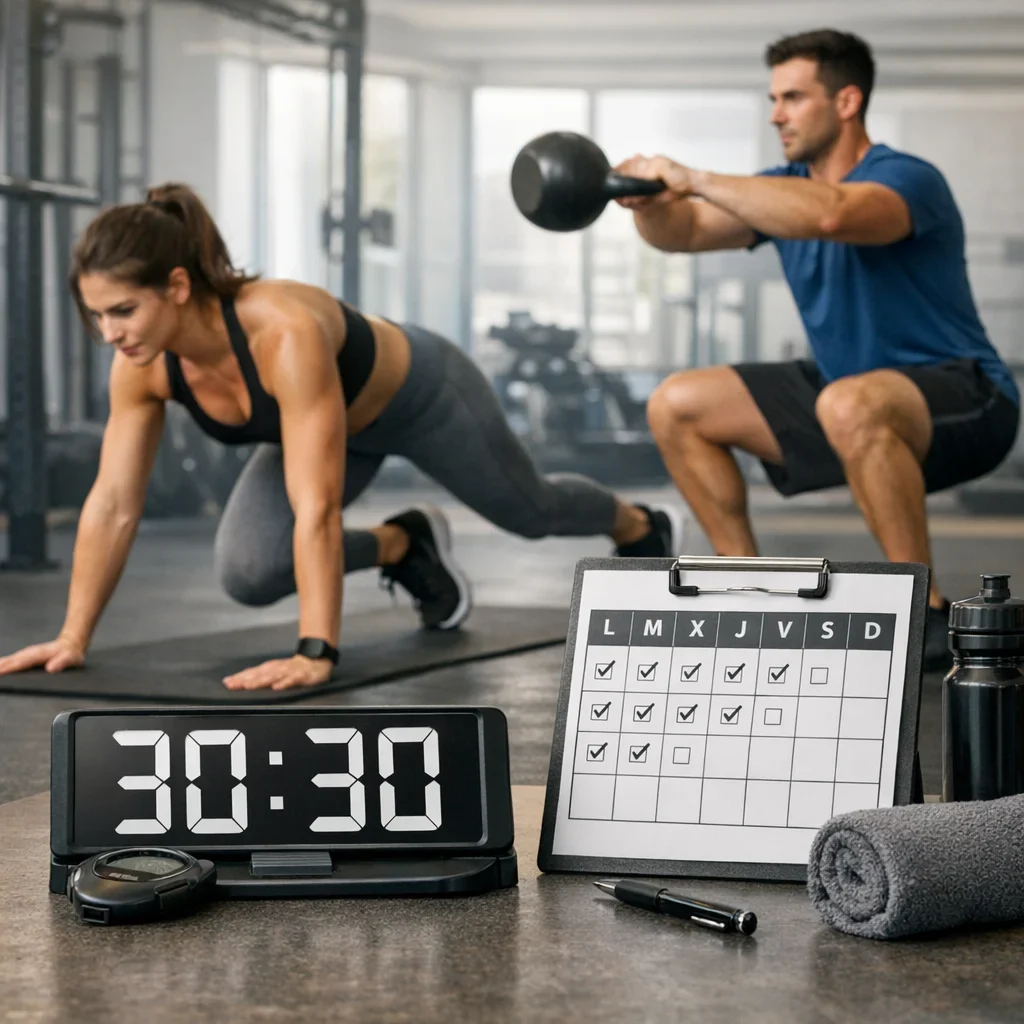 Entrenar con poco tiempo: estructura 30/30 para toda la semana