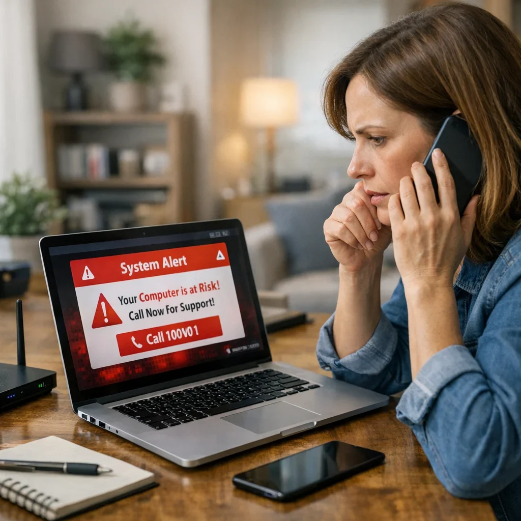 Estafas de soporte técnico: cómo reconocerlas al vuelo