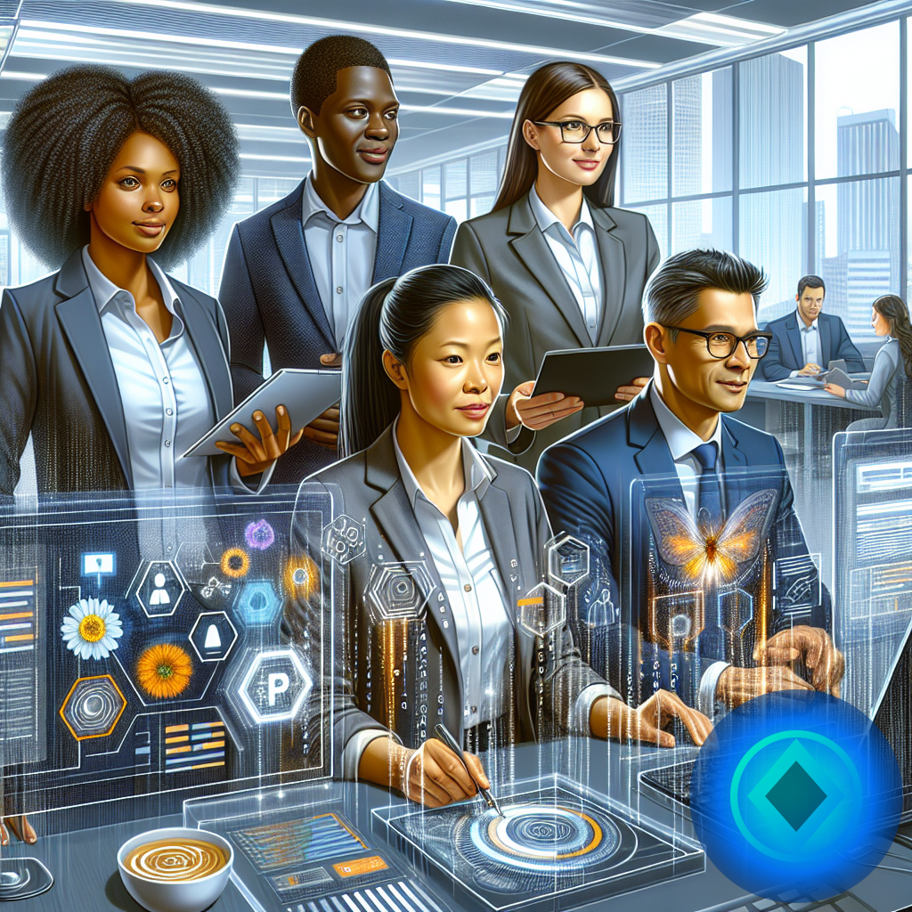 IA en PYMES: Guía Práctica para Comenzar sin Complicaciones (imagen ilustrativa 1, estilo Berraquero.com, sin texto)