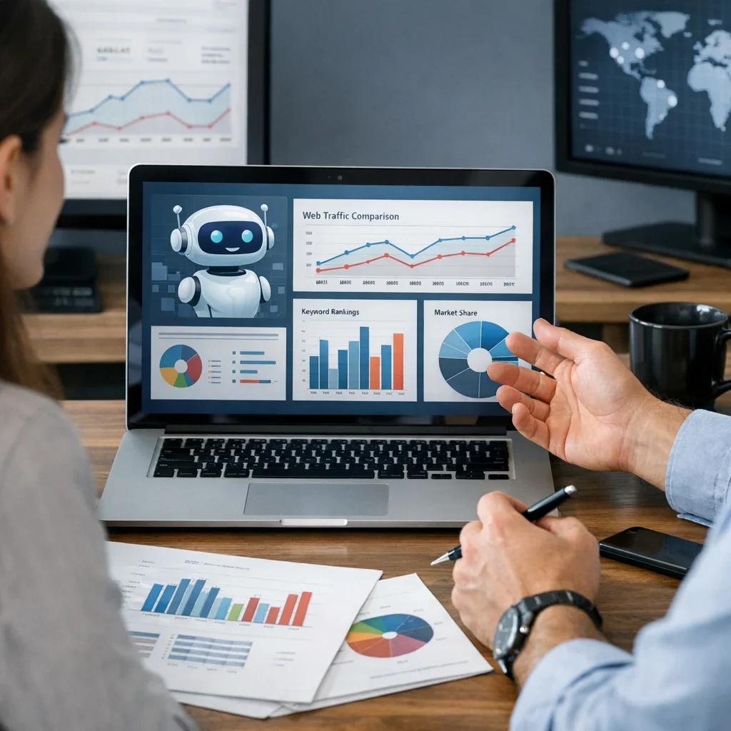 IA para análisis de competidores: plantilla práctica