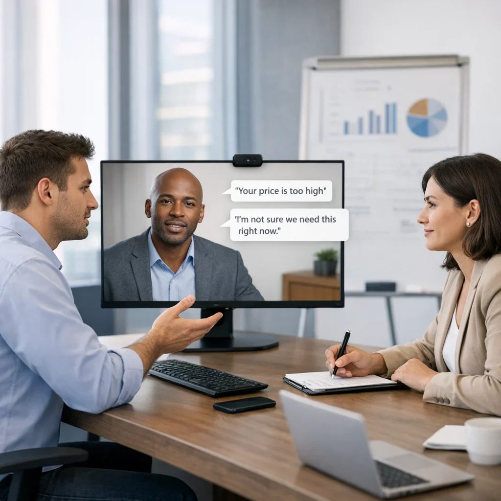 IA para formación de ventas: roleplays y objeciones