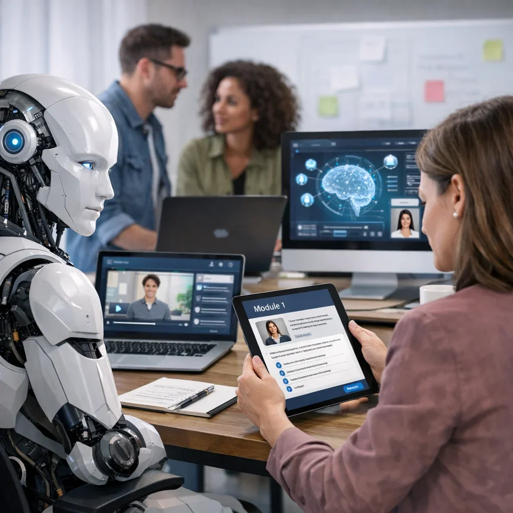 IA para formación interna: microcursos con contenido propio