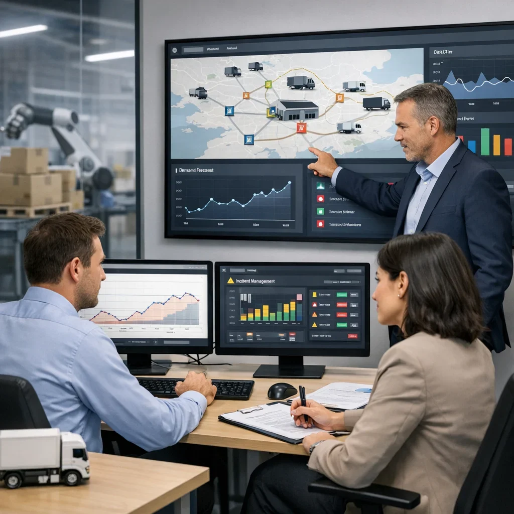 IA para logística: previsión simple y control de incidencias