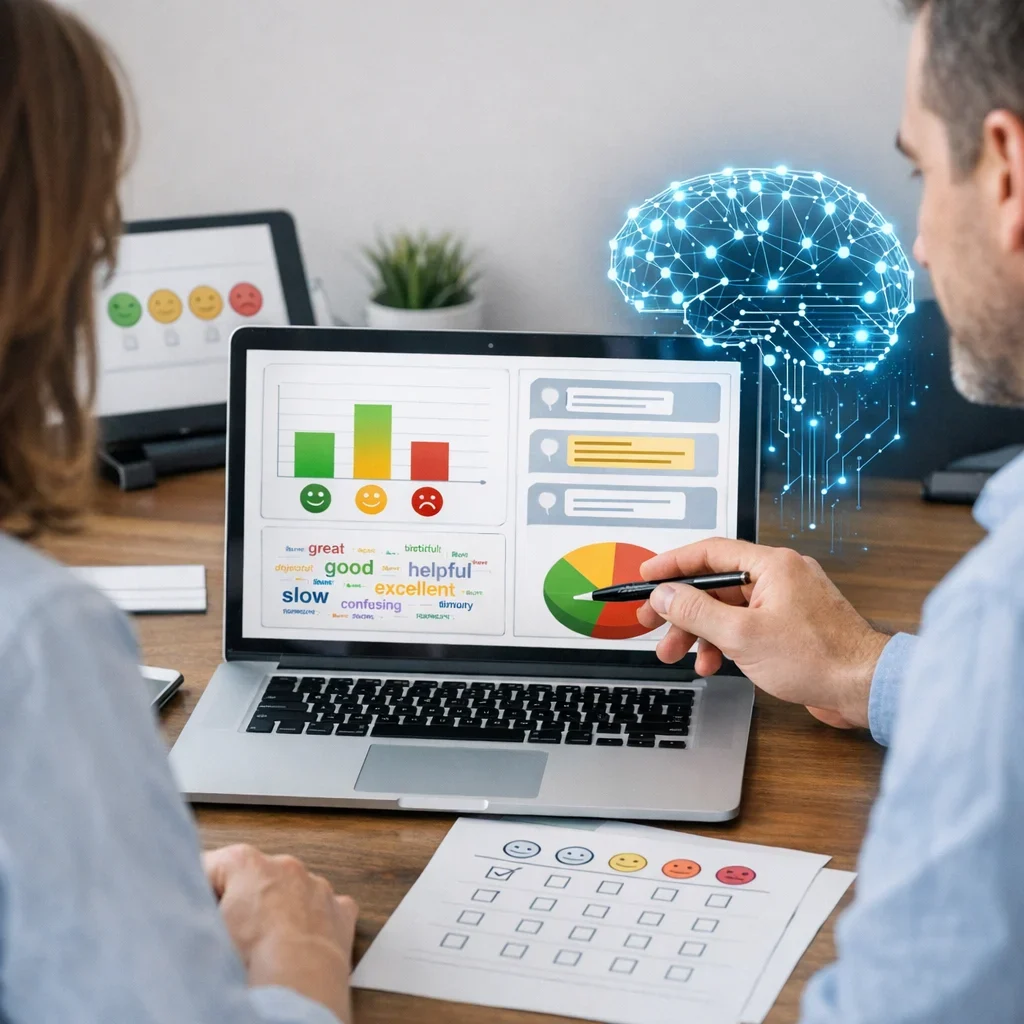 IA para medir satisfacción: encuestas y análisis de respuestas