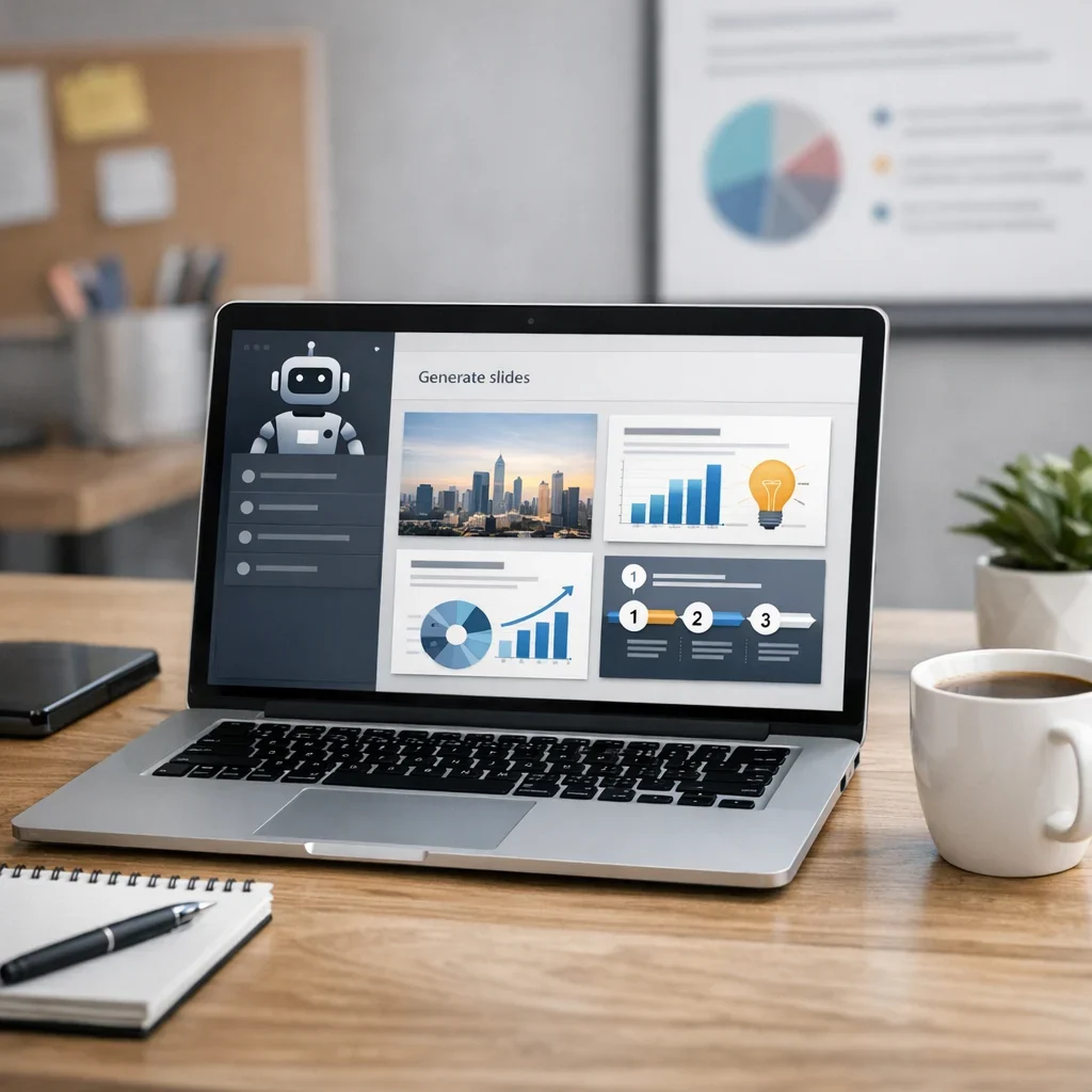 IA para presentaciones: cómo hacer diapositivas decentes sin perder la tarde