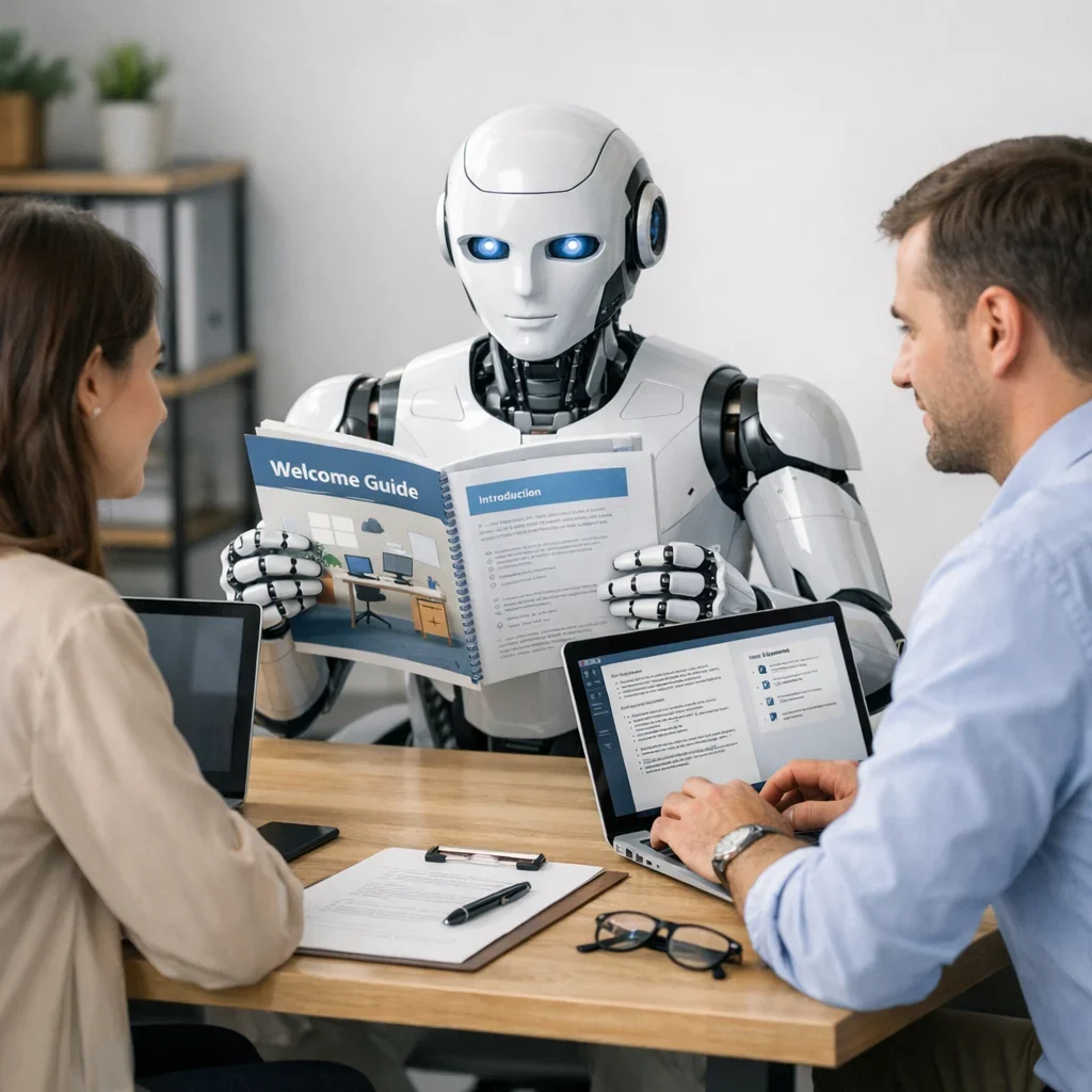 IA para redactar manual de bienvenida: onboarding sin paja