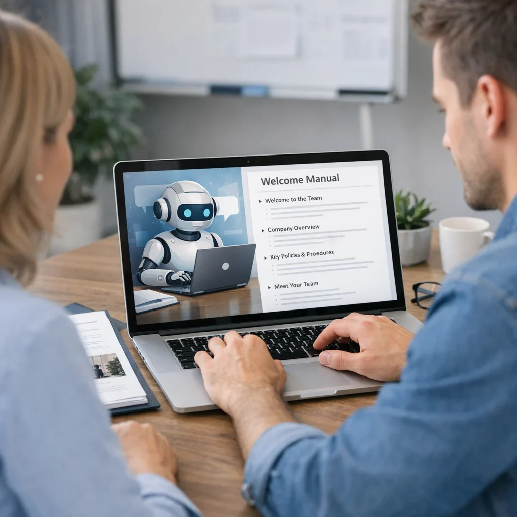IA para redactar manual de bienvenida: onboarding sin paja