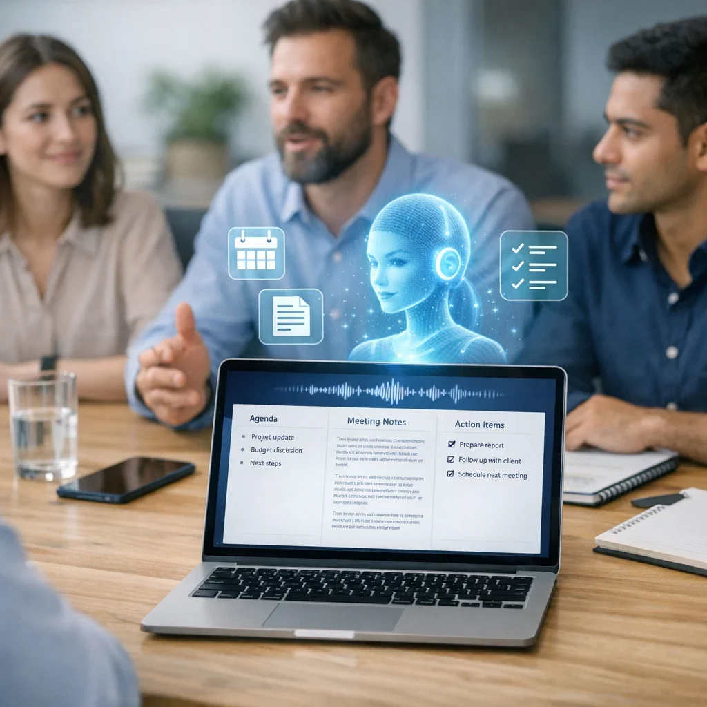 IA para reuniones: agenda, acta y tareas sin postureo
