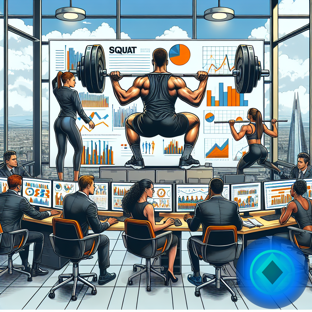 La sentadilla es el rey de los ejercicios (imagen ilustrativa 1, estilo Berraquero.com, sin texto)