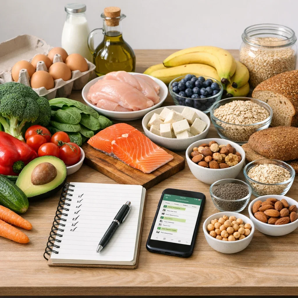 Lista de la compra fitness: lo básico para 7 días