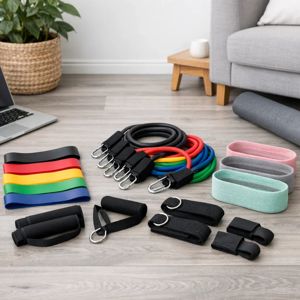 Mejores bandas elásticas para entrenar en casa (guía de compra rápida)