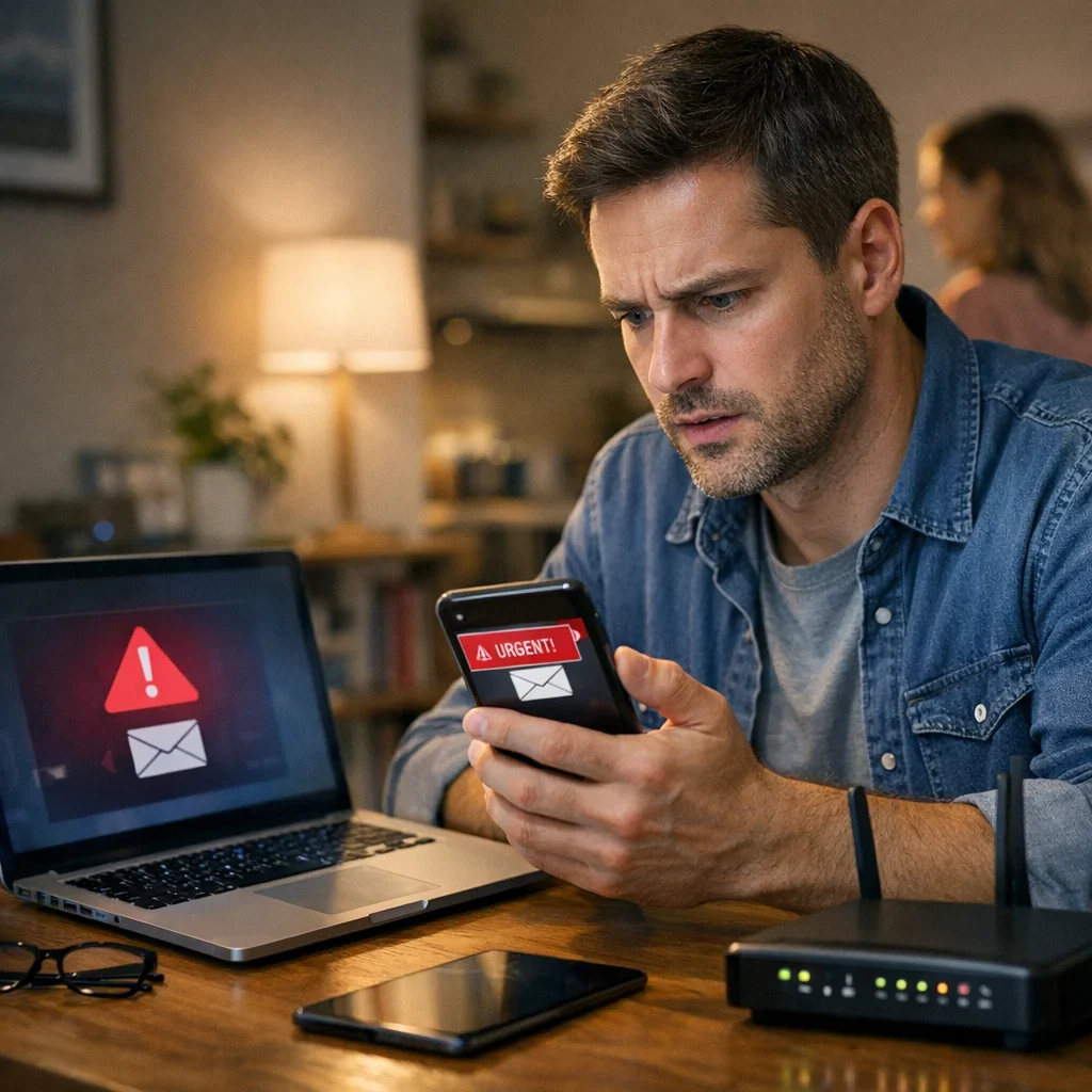 Mensajes con urgencia: el patrón que se repite en casi todas las estafas