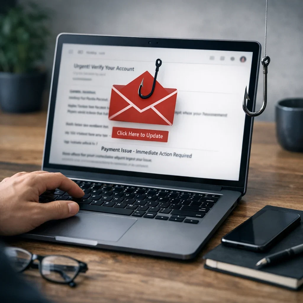 Phishing por email: señales claras para no caer